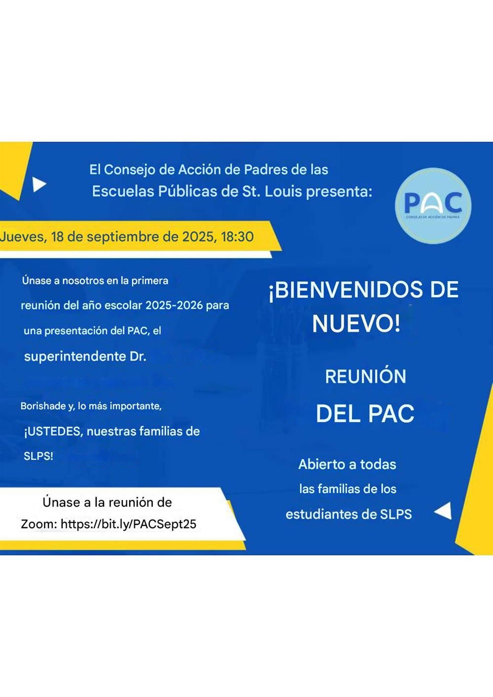 25 de septiembre Reunión del PAC 